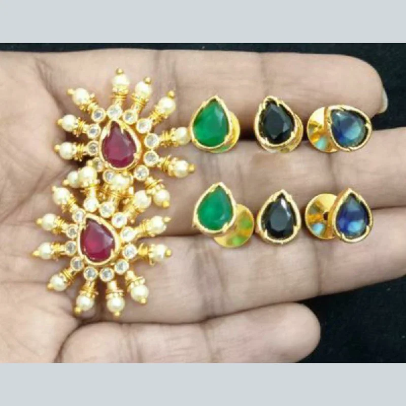 Flash Sale On Stunning Jewelry – Don't Miss Out Manisha Jewellery Austrian Stone Changeable Stud Earrings