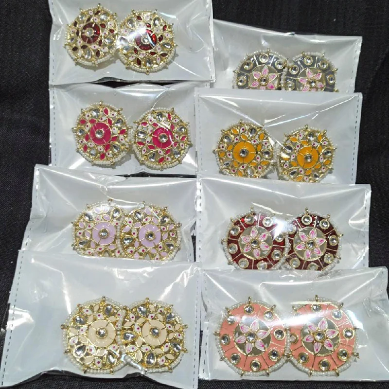 Big Discounts On Elegant Jewelry Collections Manisha Jewellery Kundan Stone Stud Earrings Big Discounts On Elegant Jewelry Collections Manisha Jewellery Kundan Stone Stud Earrings