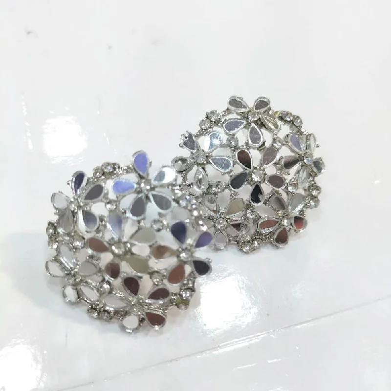 Flash Deals On Fine Jewelry – Shop Before It's Gone Manisha Jewellery Silver Plated Mirror Stud Earrings Flash Deals On Fine Jewelry – Shop Before It's Gone Manisha Jewellery Silver Plated Mirror Stud Earrings