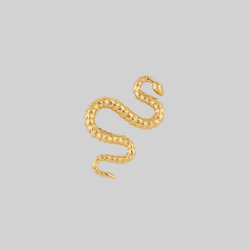 Luxury Jewelry Sale – Elegant Styles At Unbeatable Prices MINERVA. Snake Stud Earring - Gold