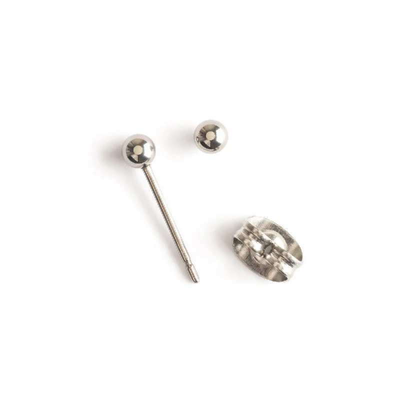 Huge Savings On Timeless Jewelry Collections Mini Ball Titanium Stud Earrings