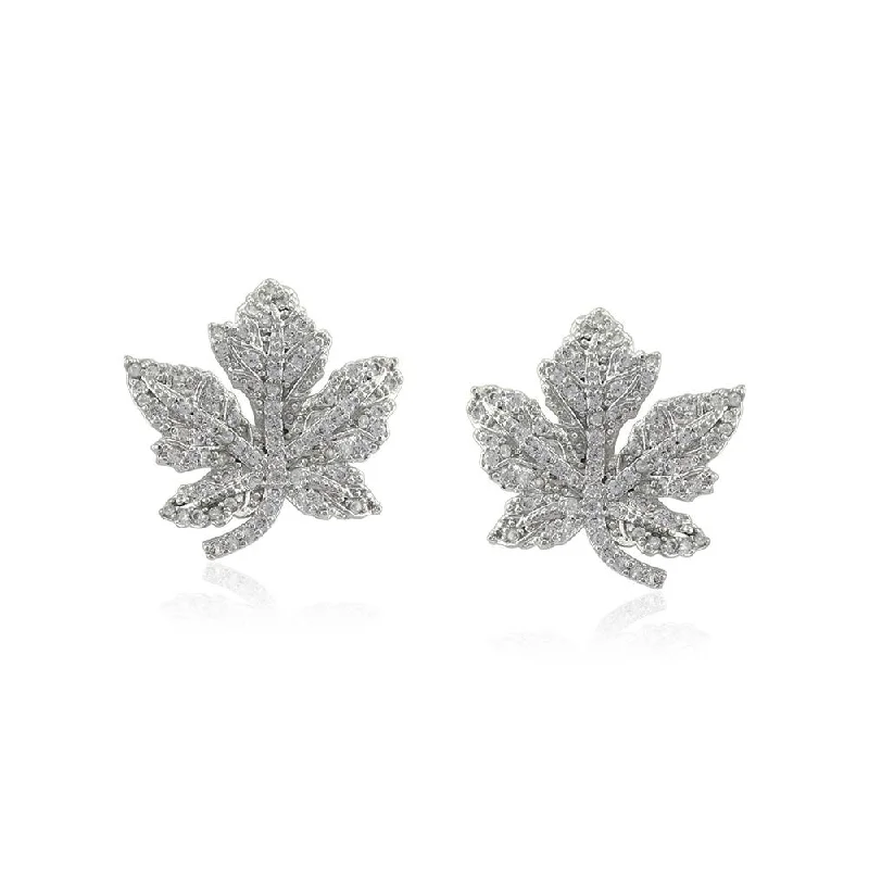 Modern Jewelry At Exclusive Discounts – Shop Today 21 Nicole Jewellery Silver Plated Cubic Zirconia Stud Earrings - ER-827 Modern Jewelry At Exclusive Discounts – Shop Today 21 Nicole Jewellery Silver Plated Cubic Zirconia Stud Earrings - ER-827