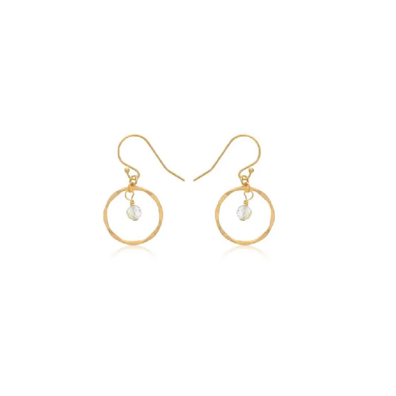 Affordable Elegance – Special Jewelry Sale Now Live November Birthstone Earrings: Gold Filled Circle Earrings With Citrine Beads