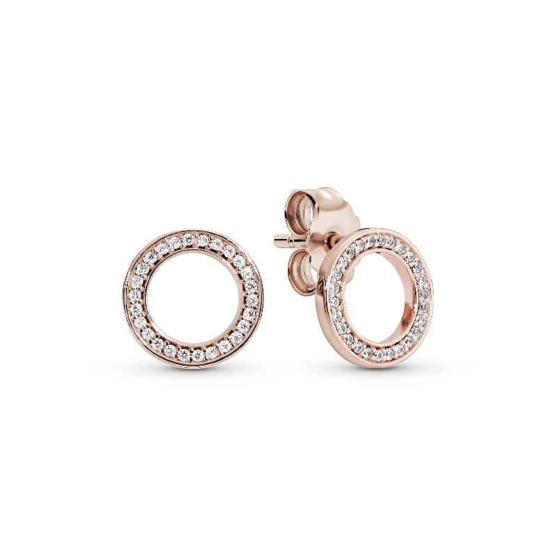 Accessorize For Less – Luxury Jewelry At Affordable Prices PANDORA Rose stud earrings with clear cubic zirconia Accessorize For Less – Luxury Jewelry At Affordable Prices PANDORA Rose stud earrings with clear cubic zirconia