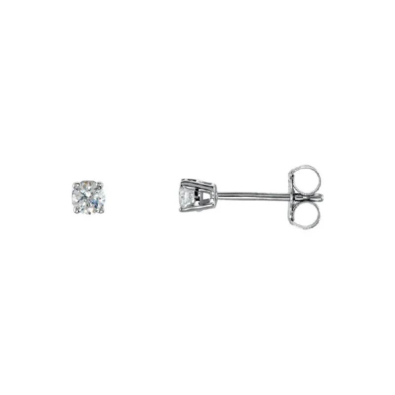 Unmissable Discounts On Timeless Jewelry Pieces Round 1/5 Cttw Basket Style Diamond Stud Earrings in 14k White Gold Unmissable Discounts On Timeless Jewelry Pieces Round 1/5 Cttw Basket Style Diamond Stud Earrings in 14k White Gold