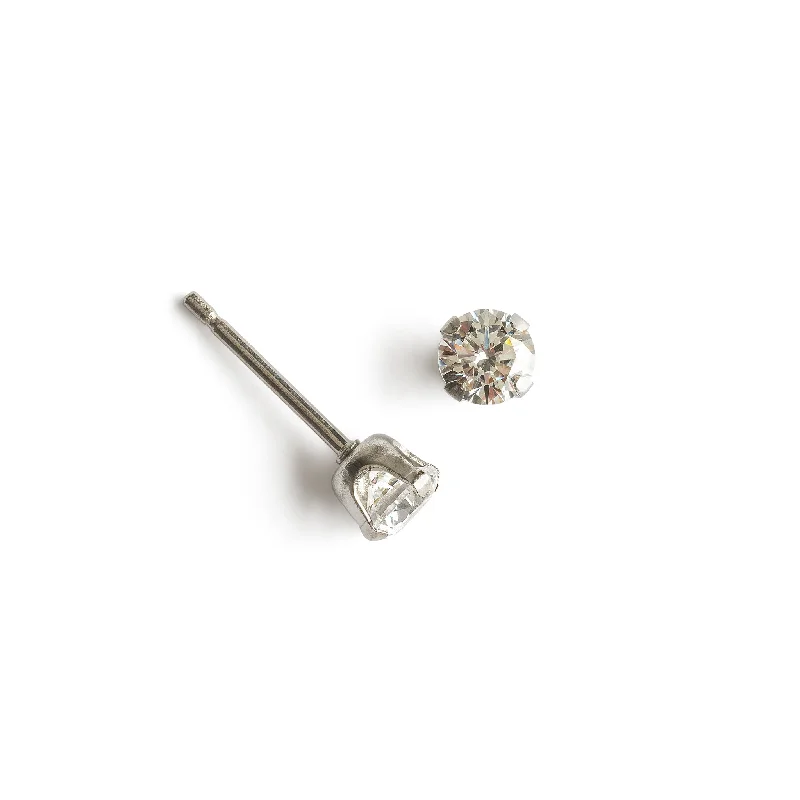 Shop Dazzling Rings, Earrings, And More At Special Discounts Round Crystal 4mm Stud Earrings Shop Dazzling Rings, Earrings, And More At Special Discounts Round Crystal 4mm Stud Earrings