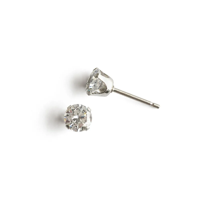 Don't Miss Out – Shop Elegant Jewelry For Less Round Crystal 5mm Stud Earrings