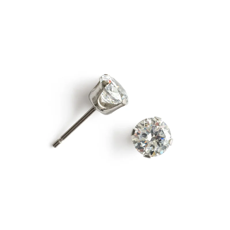 Get The Best Deals On Timeless Jewelry Pieces Round Crystal 6mm Stud Earrings