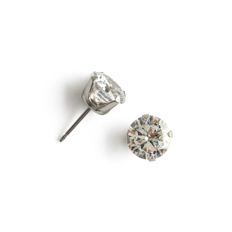 Best Jewelry Sale – Shop Exclusive Designs Now Round Crystal 8mm Stud Earrings