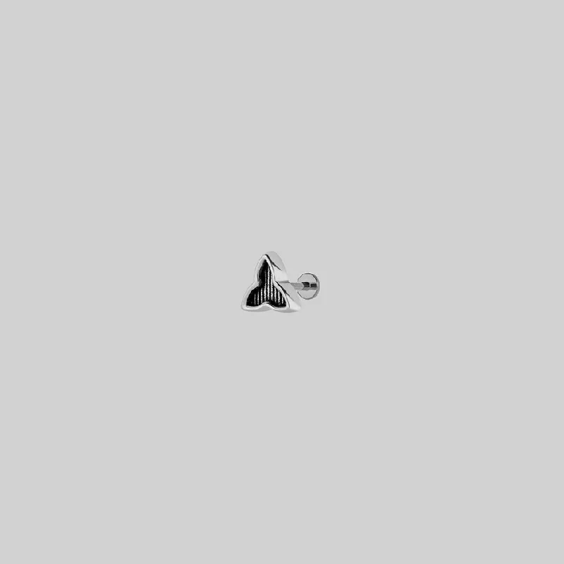 Luxury Jewelry Clearance – Shop Premium Styles Now SAINT. Gothic Trefoil Stud Earring - Silver