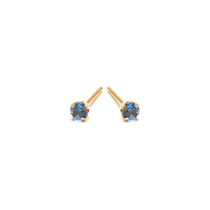 Elegant Jewelry, Exclusive Prices – Shop Now September Birthstone 14k Gold Plated Stud Earrings