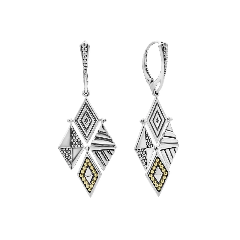 Affordable Elegance – Special Jewelry Sale Now Live Signature Caviar Two-Tone Drop Earrings