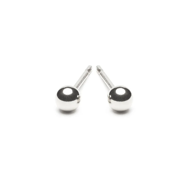 Personalized Engraved Jewelry For Meaningful Gifts 925 Sterling Silver Small Ball Stud Earrings Personalized Engraved Jewelry For Meaningful Gifts 925 Sterling Silver Small Ball Stud Earrings