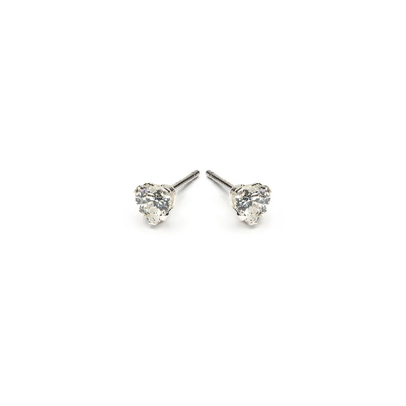 Jewelry Deals That Sparkle – Shop Today 925 Sterling Silver Stud Earrings Heart Crystal
