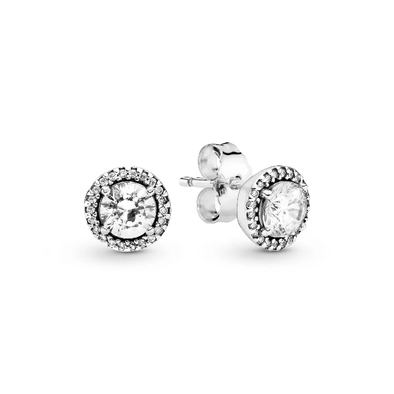 Celebrate Every Occasion With Sparkling Savings Silver stud earrings with clear cubic zirconia Celebrate Every Occasion With Sparkling Savings Silver stud earrings with clear cubic zirconia