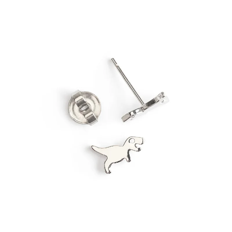 Holiday Jewelry Sale – Perfect Gifts At Great Prices Silver T-Rex Stud Earrings