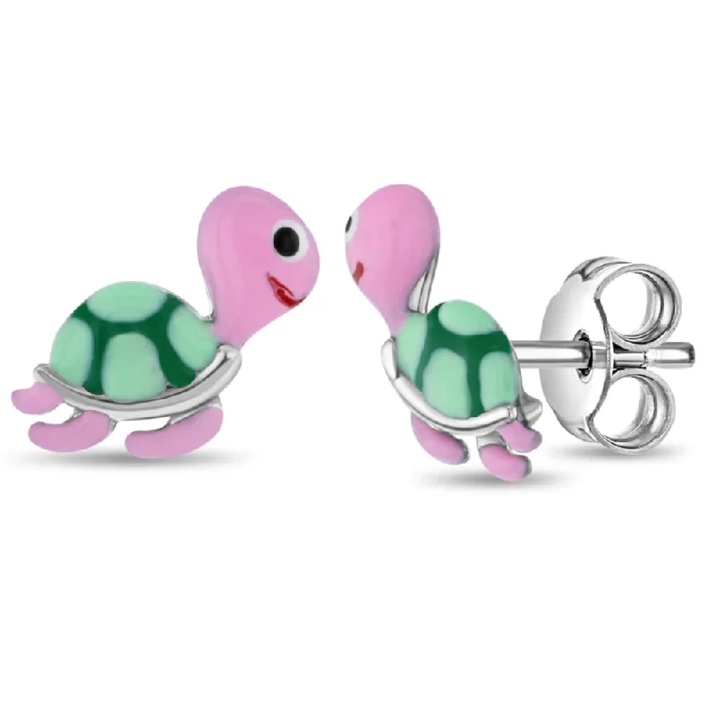 Timeless Elegance At Unbelievable Discounts Smiling Turtle Girls Earrings