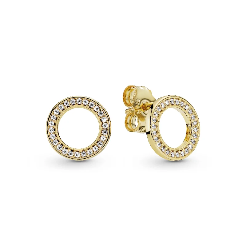 Everyday Jewelry Essentials Now On Sale Sparkling Circle Stud Earrings