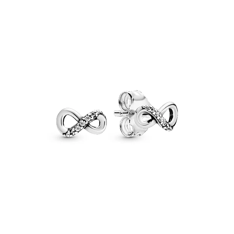 Shine In Style – Shop Jewelry Discounts Today Sparkling Infinity Stud Earrings
