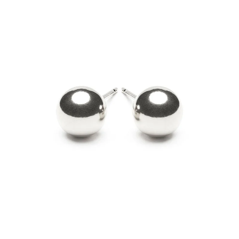 The Perfect Jewelry Piece At The Perfect Discount Sterling Silver 8 mm Ball Stud Earrings