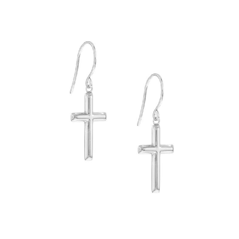 Handcrafted Jewelry Sale – Unique Designs At Low Prices Sterling Silver Dangle Cross Earrings