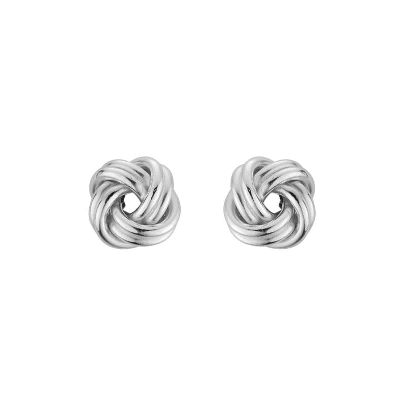 Premium Diamond Jewelry For Unforgettable Moments Sterling Silver Love Knot Earrings Premium Diamond Jewelry For Unforgettable Moments Sterling Silver Love Knot Earrings