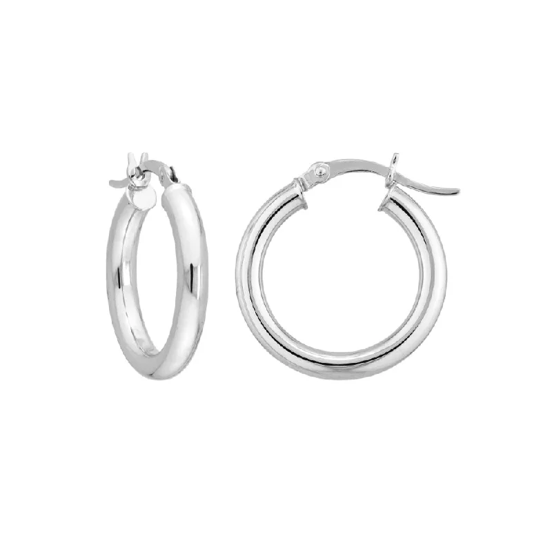 Seasonal Jewelry Deals – Elevate Your Style Sterling Silver Polished Hoop Earrings