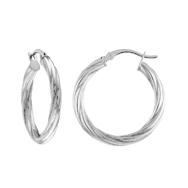 Adjustable Charm Bracelets For A Perfect Fit Sterling Silver Twist Hoop Earrings
