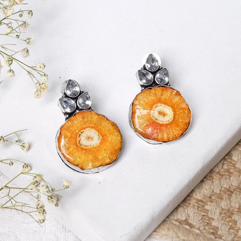 Luxury Jewelry Now At Special Promotional Rates Teejh Harika Yellow Silver Oxidised Earring Luxury Jewelry Now At Special Promotional Rates Teejh Harika Yellow Silver Oxidised Earring