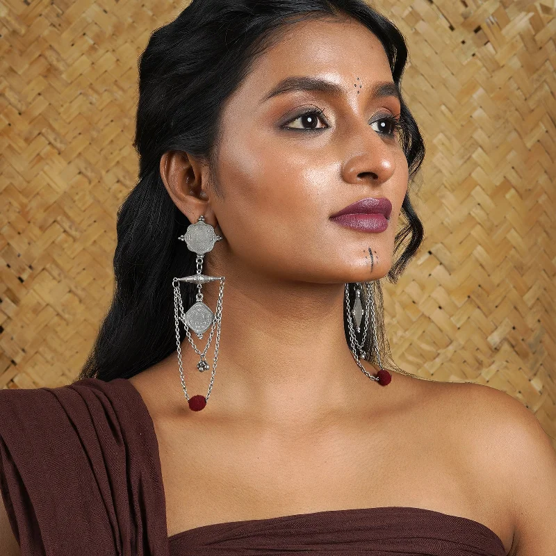 Handcrafted Beauty At Affordable Prices Teejh Kshira Coin Earring