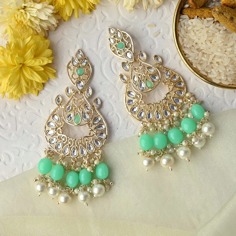 Upgrade Your Jewelry Collection For Less Teejh Urveeja Mint Green Gold Enamel Earrings Upgrade Your Jewelry Collection For Less Teejh Urveeja Mint Green Gold Enamel Earrings