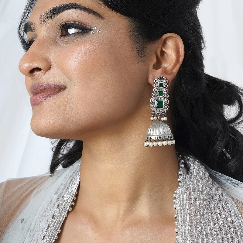 Once-A-Year Jewelry Deals – Shop Before They’Re Gone Teejh Vaanya Green Silver Oxidised Earring Once-A-Year Jewelry Deals – Shop Before They’Re Gone Teejh Vaanya Green Silver Oxidised Earring
