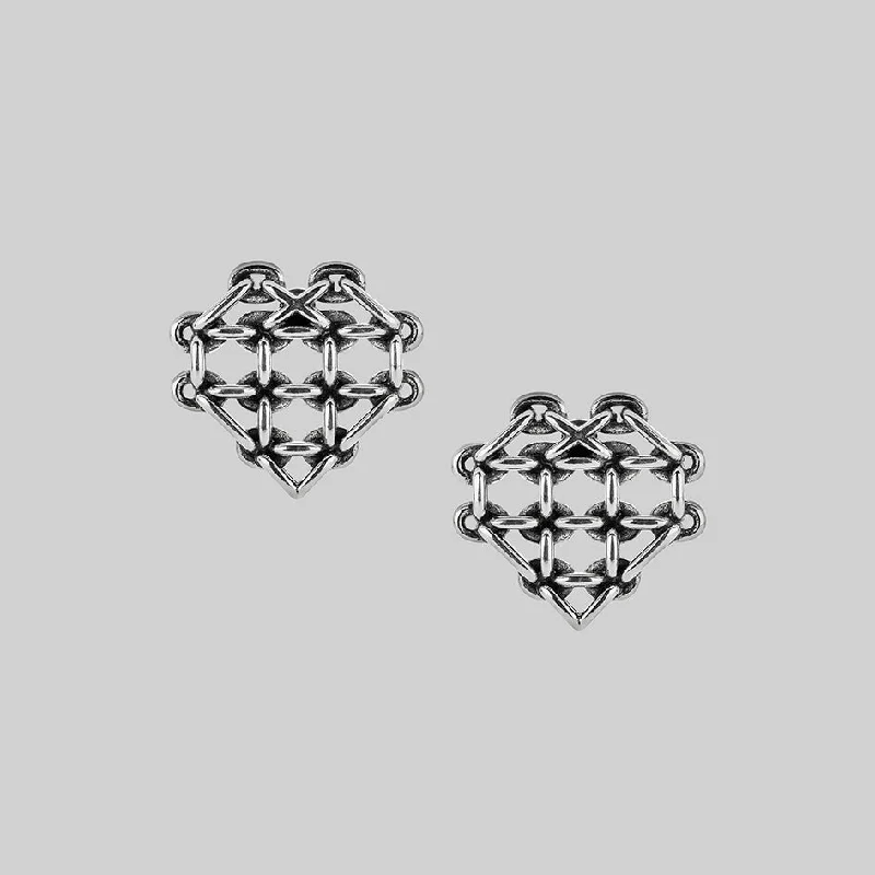 Limited-Time Jewelry Sale – Don't Miss Out On Dazzling Discounts The Supreme Heart Chain Earrings - Silver Limited-Time Jewelry Sale – Don't Miss Out On Dazzling Discounts The Supreme Heart Chain Earrings - Silver