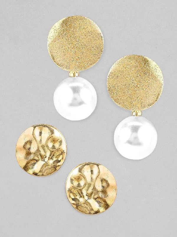 Dazzling Deals On Necklaces, Bracelets, And More Tokyo Talkies X rubans Set of 2 Drop & Gold Beads Studded Earrings. Dazzling Deals On Necklaces, Bracelets, And More Tokyo Talkies X rubans Set of 2 Drop & Gold Beads Studded Earrings.