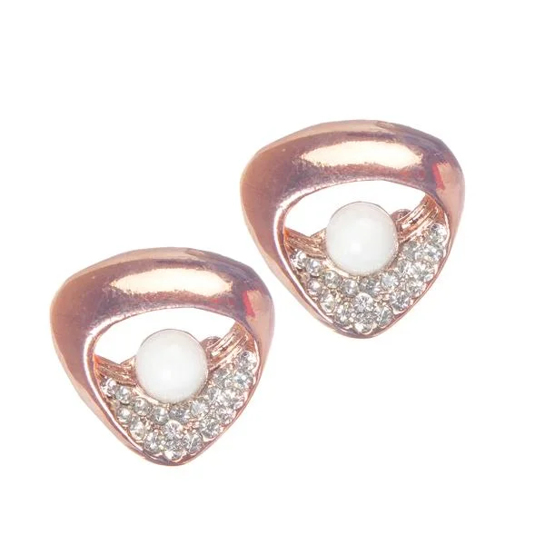 Affordable Elegance – Premium Jewelry At Special Prices Urbana Glass Pearl Rose Gold Plated Stud Earrings - 1306826 Affordable Elegance – Premium Jewelry At Special Prices Urbana Glass Pearl Rose Gold Plated Stud Earrings - 1306826