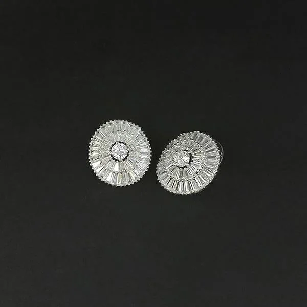 Don't Miss Out On Bestselling Jewelry At Special Prices Urthn AD Stone Rhodium Plated Stud Earrings - 1308054 Don't Miss Out On Bestselling Jewelry At Special Prices Urthn AD Stone Rhodium Plated Stud Earrings - 1308054