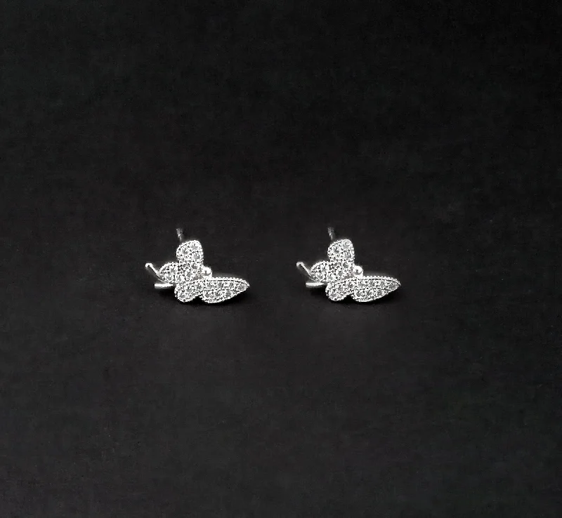 Unmissable Deals On Handmade Jewelry Collections Urthn Butterfly Shape Rhodium Plated Stud Earrings - 1309911B Unmissable Deals On Handmade Jewelry Collections Urthn Butterfly Shape Rhodium Plated Stud Earrings - 1309911B