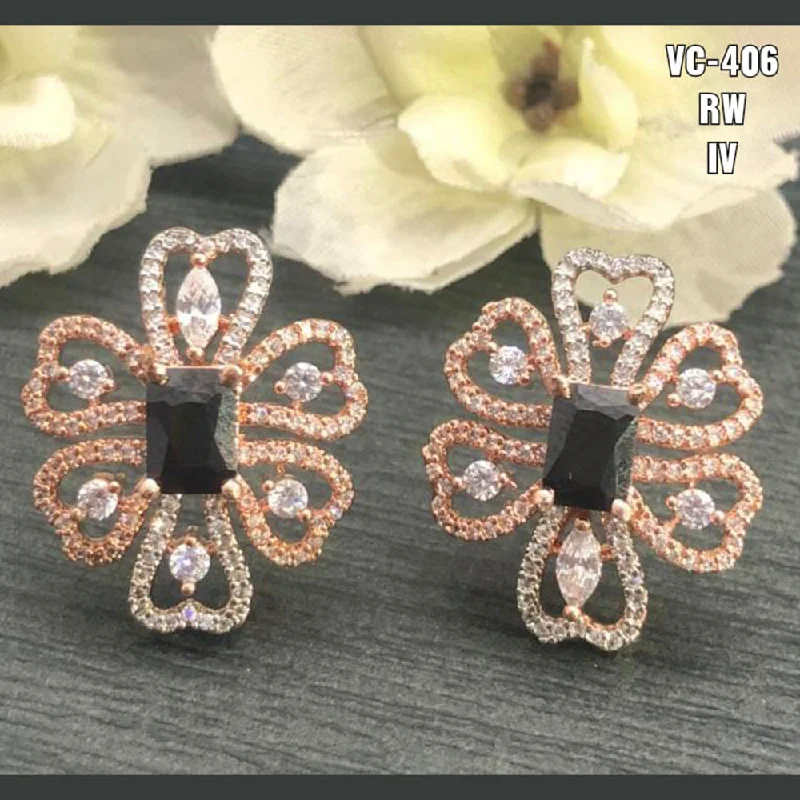 Exclusive Gemstone Jewelry At Special Prices Vivah Creations 2 Tone Plated AD Stone Stud Earrings Exclusive Gemstone Jewelry At Special Prices Vivah Creations 2 Tone Plated AD Stone Stud Earrings