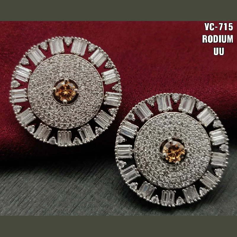 Special Jewelry Deals – Upgrade Your Collection Vivah Creations Silver Plated AD Stone Stud Earrings Special Jewelry Deals – Upgrade Your Collection Vivah Creations Silver Plated AD Stone Stud Earrings