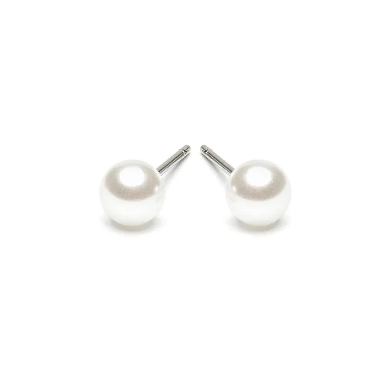 The Jewelry Sale You've Been Waiting For Is Here White Pearl 5mm Stud Earrings