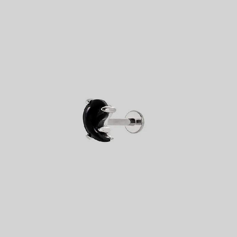 Unlock Unbeatable Jewelry Deals Before They’Re Gone Yin & Yang Gemstone Stud Earring - Silver