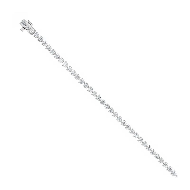 Elegant Jewelry, Exclusive Prices – Shop Now 14K White Gold 4.75 CTW Diamond Tennis Bracelet, 7.25 Inch