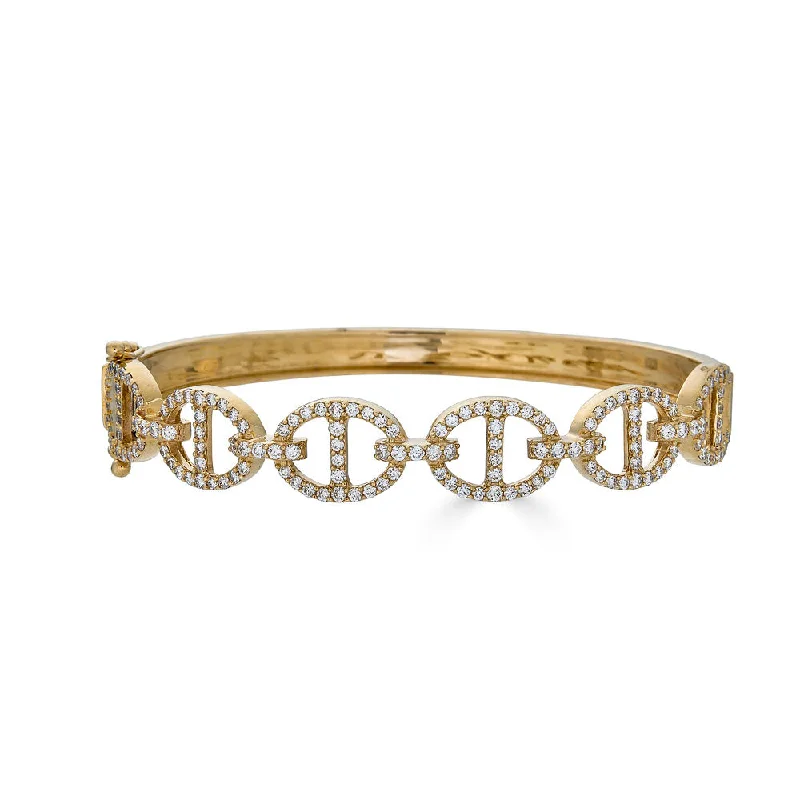 Accessorize For Less – Luxury Jewelry At Affordable Prices Gold Horsebit Bangle