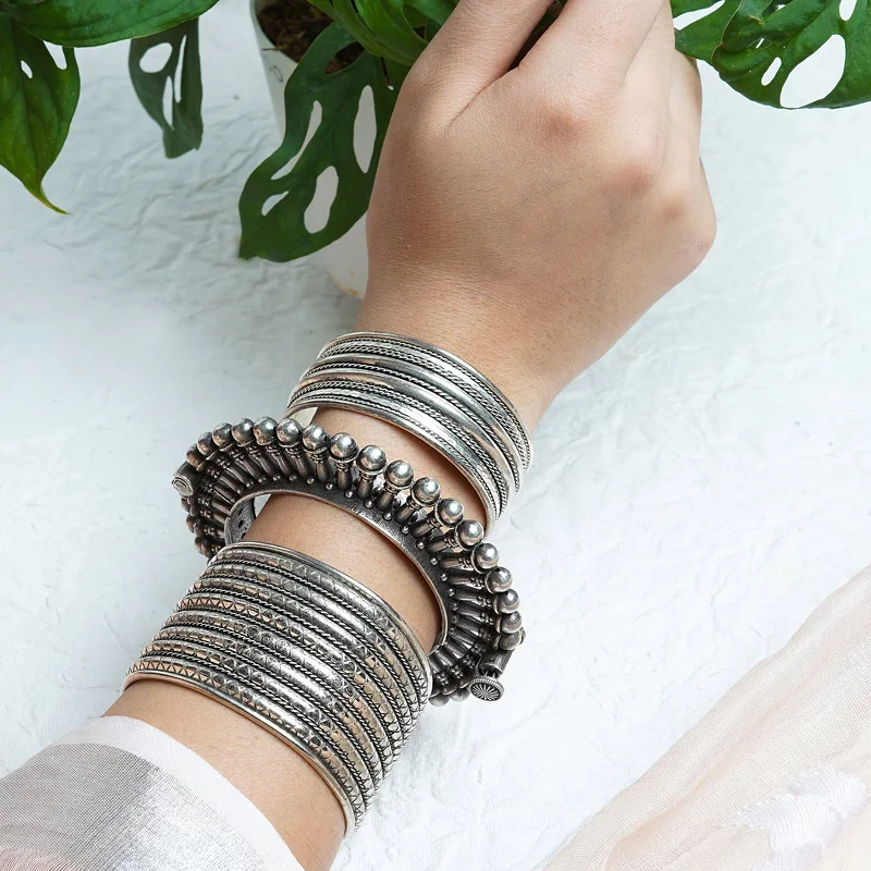 High-Quality Jewelry At A Fraction Of The Cost Teejh Abhaeri Stacked Bracelet Set