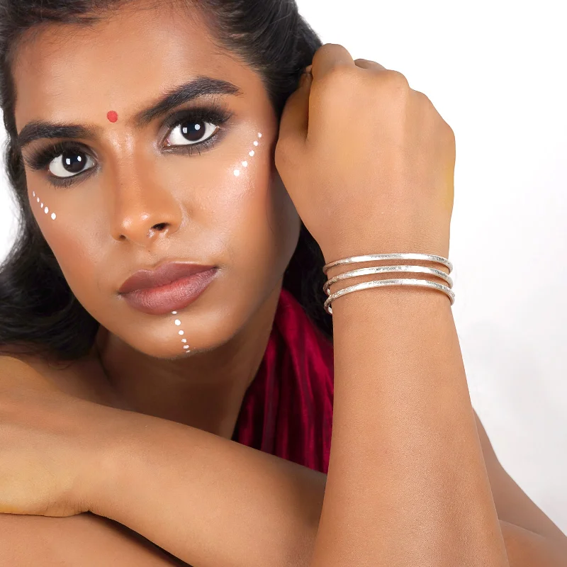 The Perfect Jewelry Piece At The Perfect Price Teejh Navanya Silver Oxidised Cuff Bracelet