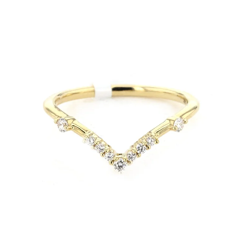 Once-A-Year Jewelry Deals – Shop Before They’Re Gone 0.14 ctw Diamond Contour Band