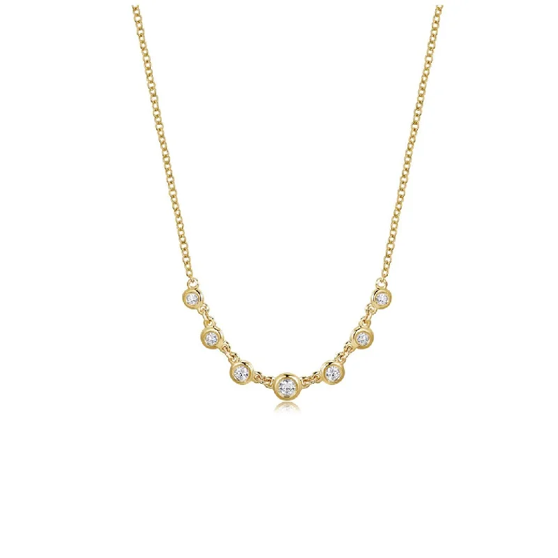 High-End Sparkle, Low-End Prices – Jewelry Sale Live 18" 0.15 ctw Diamond Necklace | 10277430