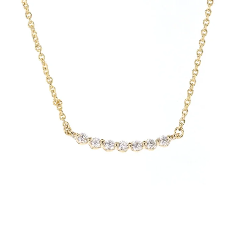 Unmissable Jewelry Sale – Shop Before It's Too Late 0.35 ctw Diamond Bar Necklace