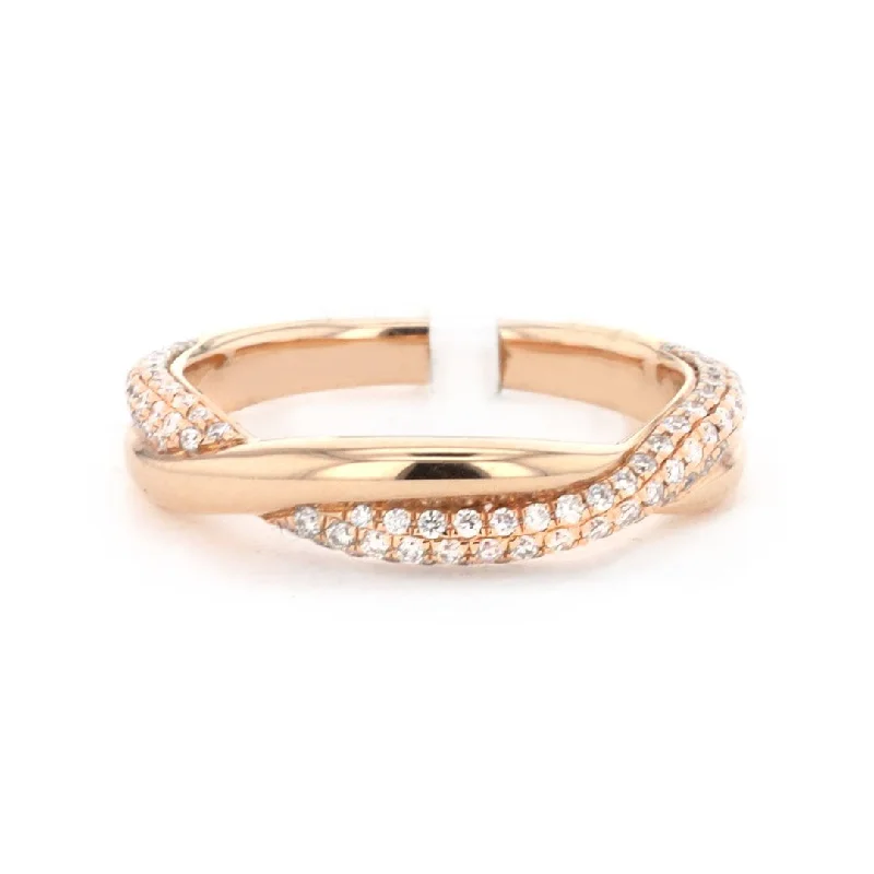 Shop Stylish Jewelry Now And Save Big 0.35 ctw Diamond Twist Band