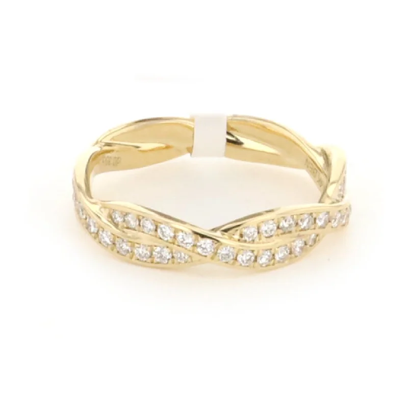 Romantic Heart-Shaped Jewelry For Special Gifts 0.35 ctw Diamond Band